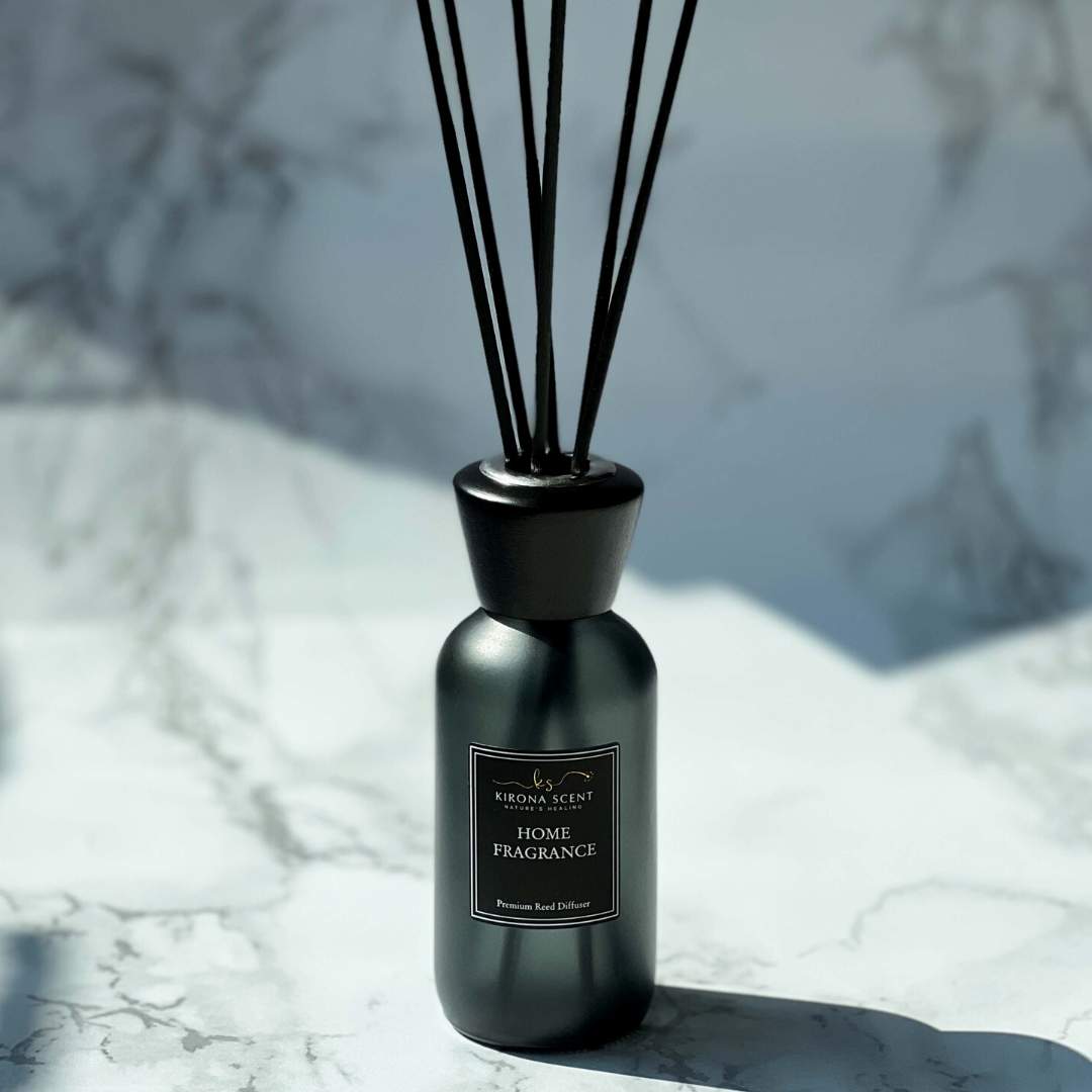 Spa Reed Diffuser (Black) - Wild Bluebell