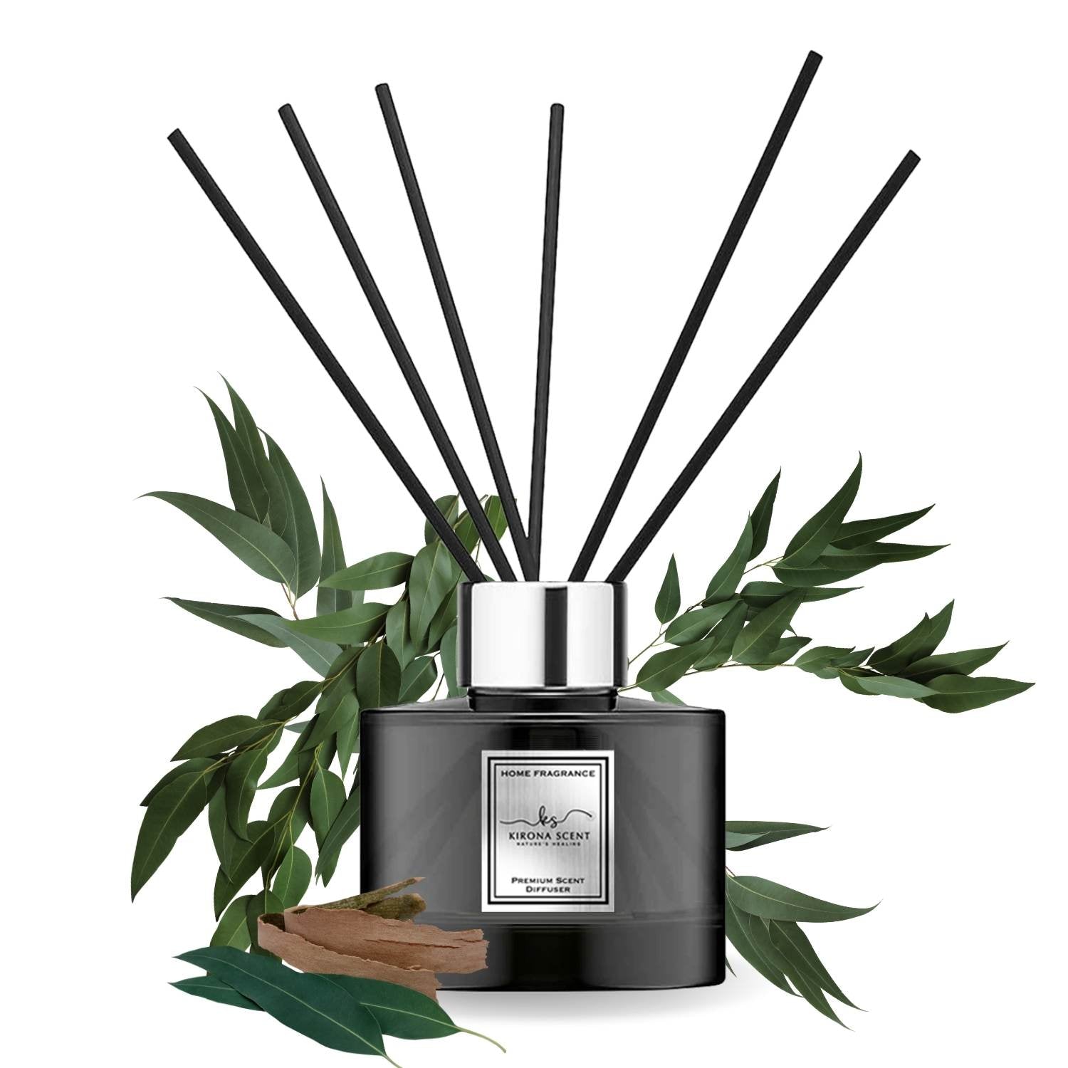 Eucalyptus Luxe Reed Diffuser (Black)