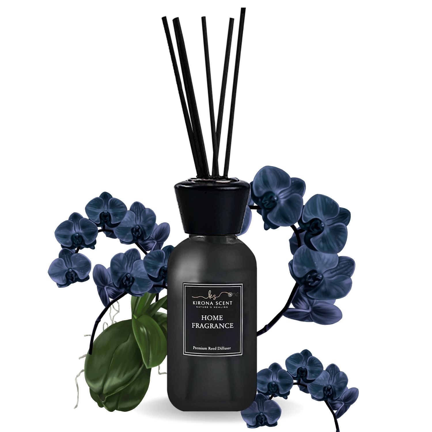 Spa Reed Diffuser (Black) – Kirona Scent