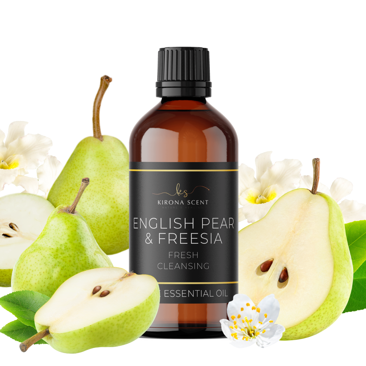 100ml Pure Essential Oil - English Pear & Freesia