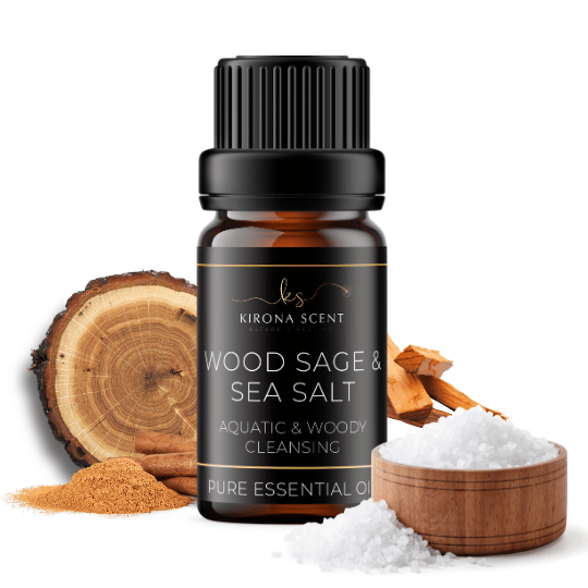 10ml Pure Essential Oil - Wood Sage & Sea Salt