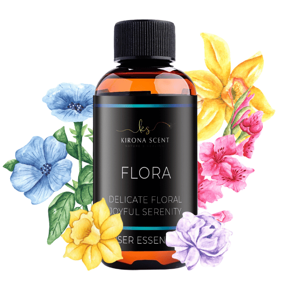 120ml Diffuser Essential Oil - Flora Essential Oil