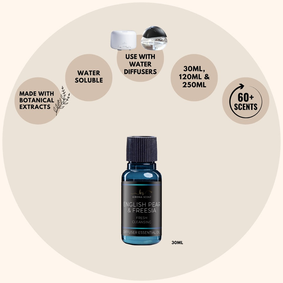 30ml Diffuser Essential Oil (Bundle of 10)