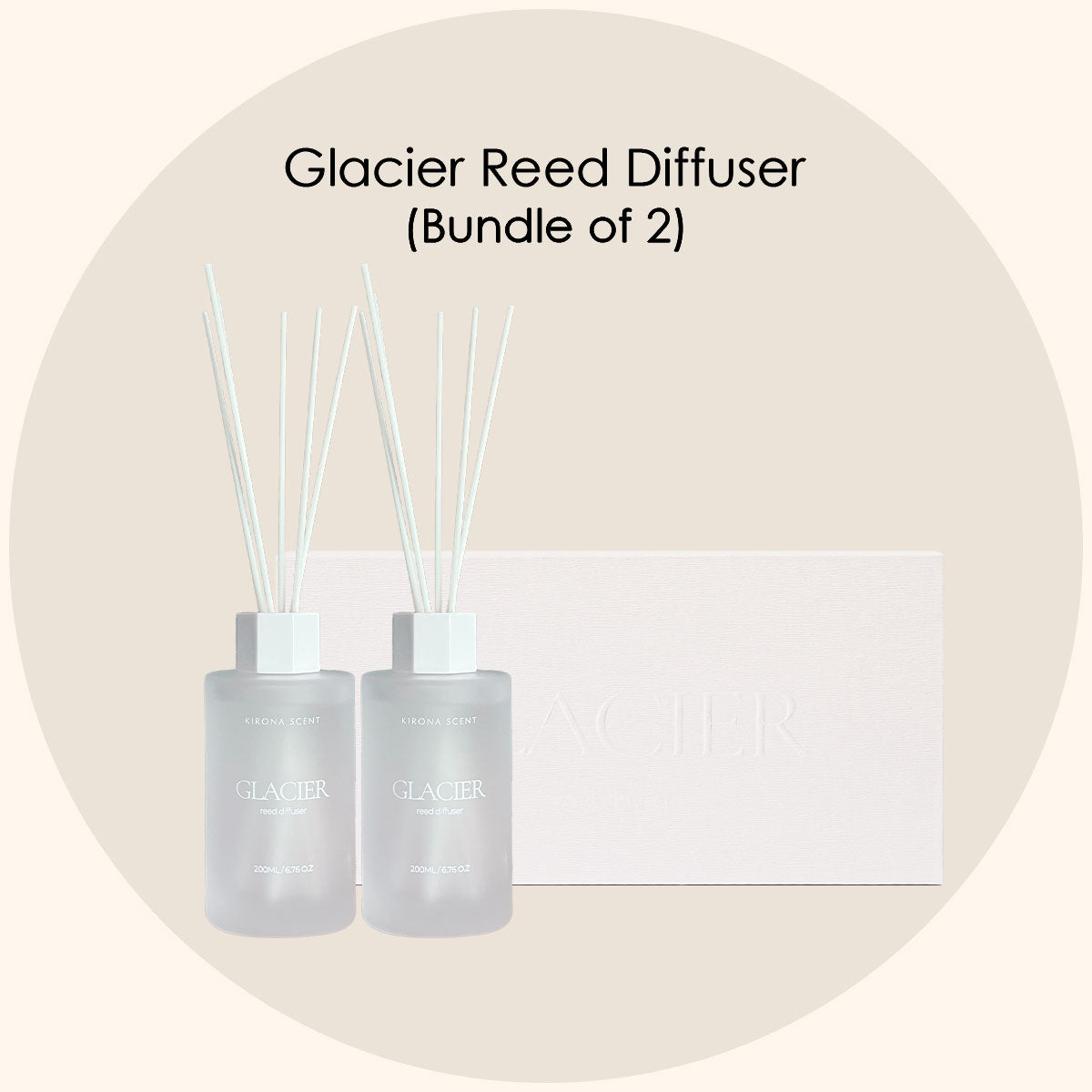 Glacier Reed Diffuser 200ml (Bundle of 2)