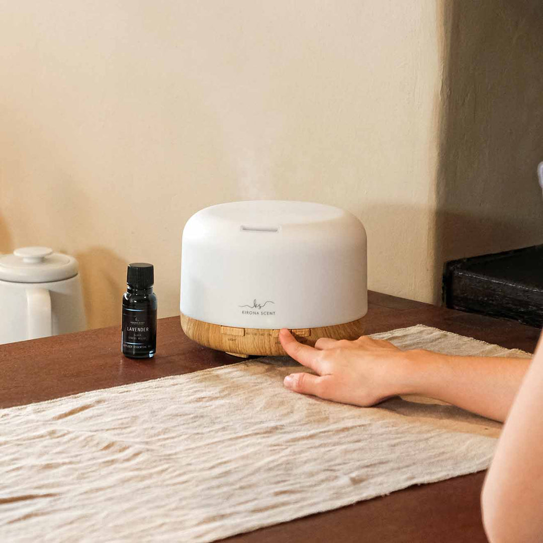 Kirona Scent Lumiere Aroma Diffuser - 600ml Ultrasonic Humidifier and ...