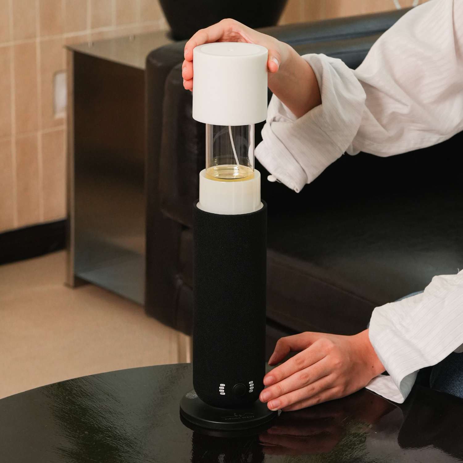 [XMAS] Waterless Diffuser - Luna Nebulizer (Black)