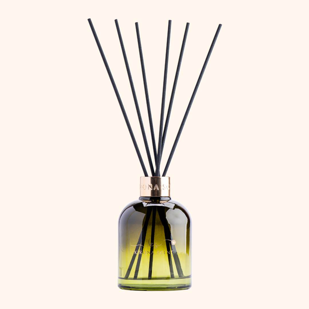 Lemongrass Posh Reed Diffuser (Jade Green) – Kirona Scent