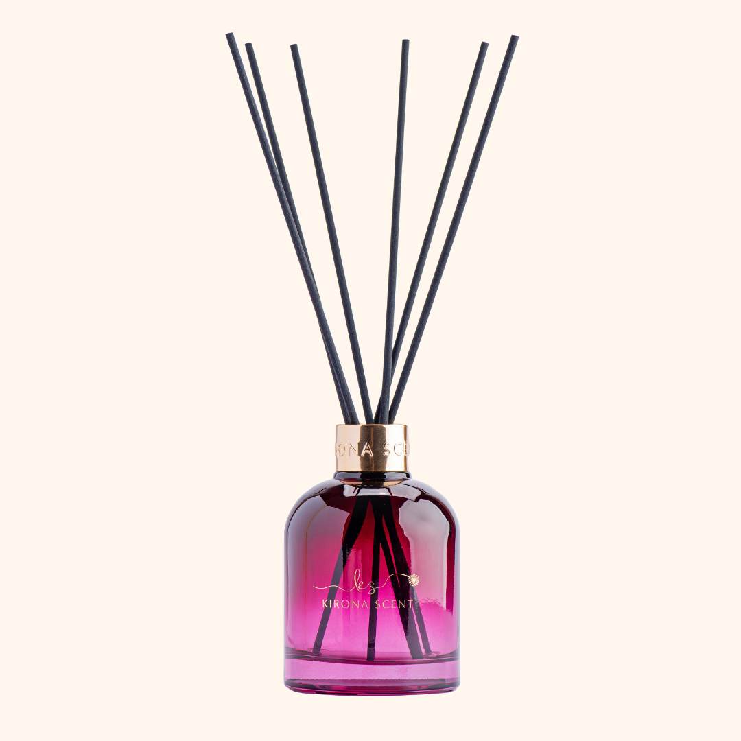 Lemongrass Posh Reed Diffuser (Luxe Fuchsia) – Kirona Scent