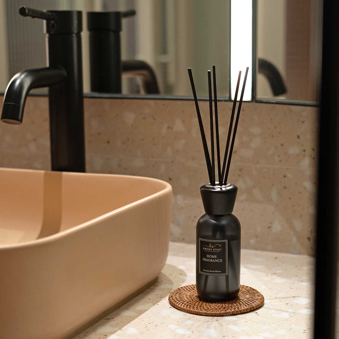 Spa Reed Diffuser (Black), 110ml