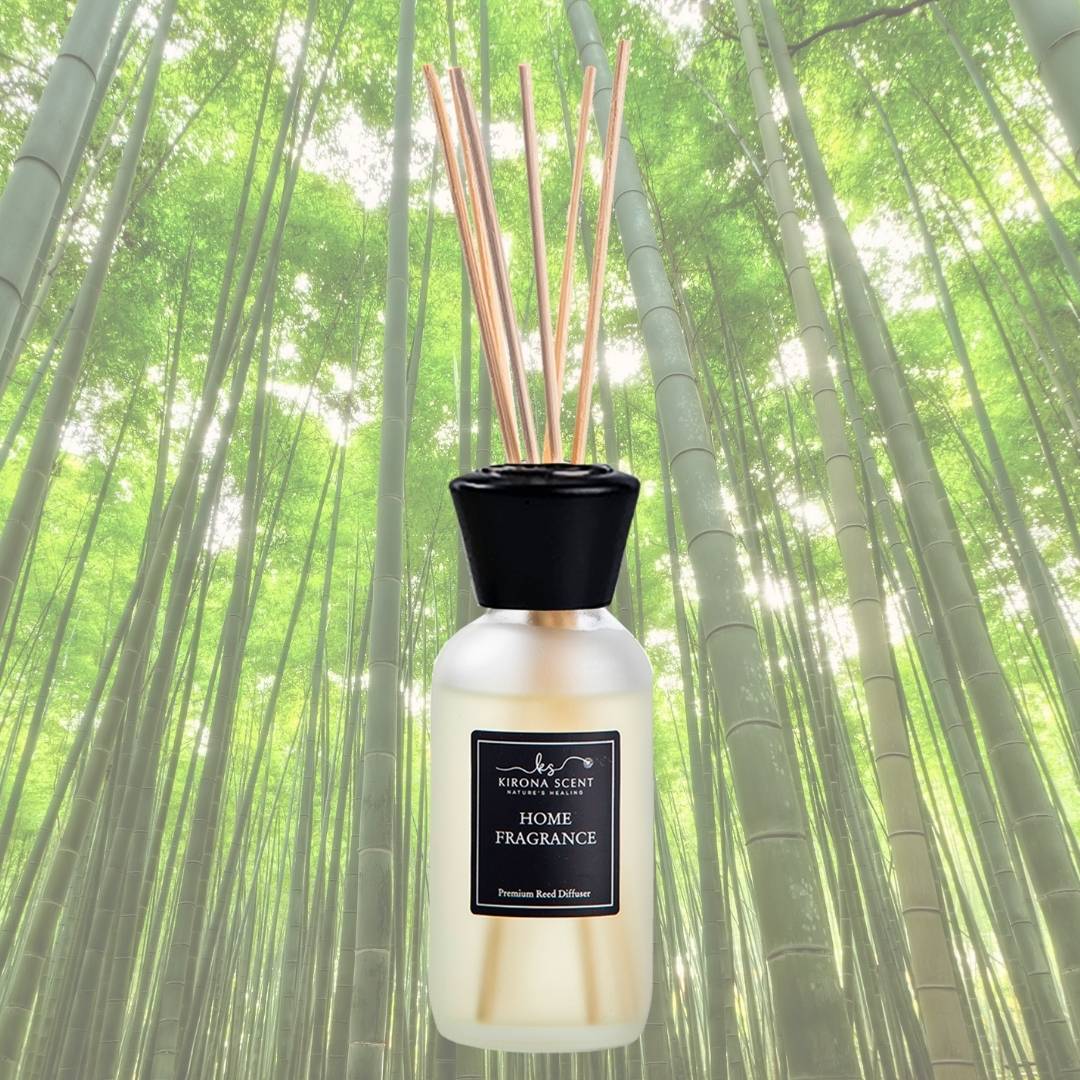 Spa Reed Diffuser (White) - Bamboo Home Fragrance – Kirona Scent