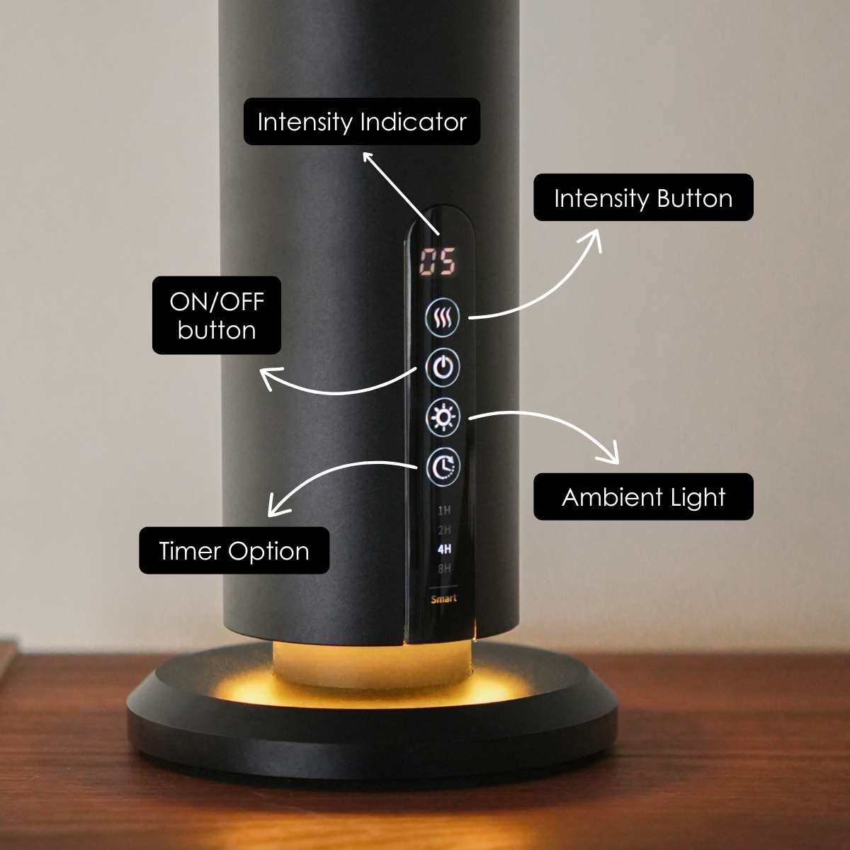 [XMAS] Waterless Diffuser - Tower Nebulizer (Black)