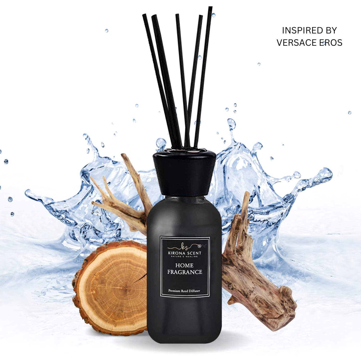 Spa Reed Diffuser (Black) – Kirona Scent