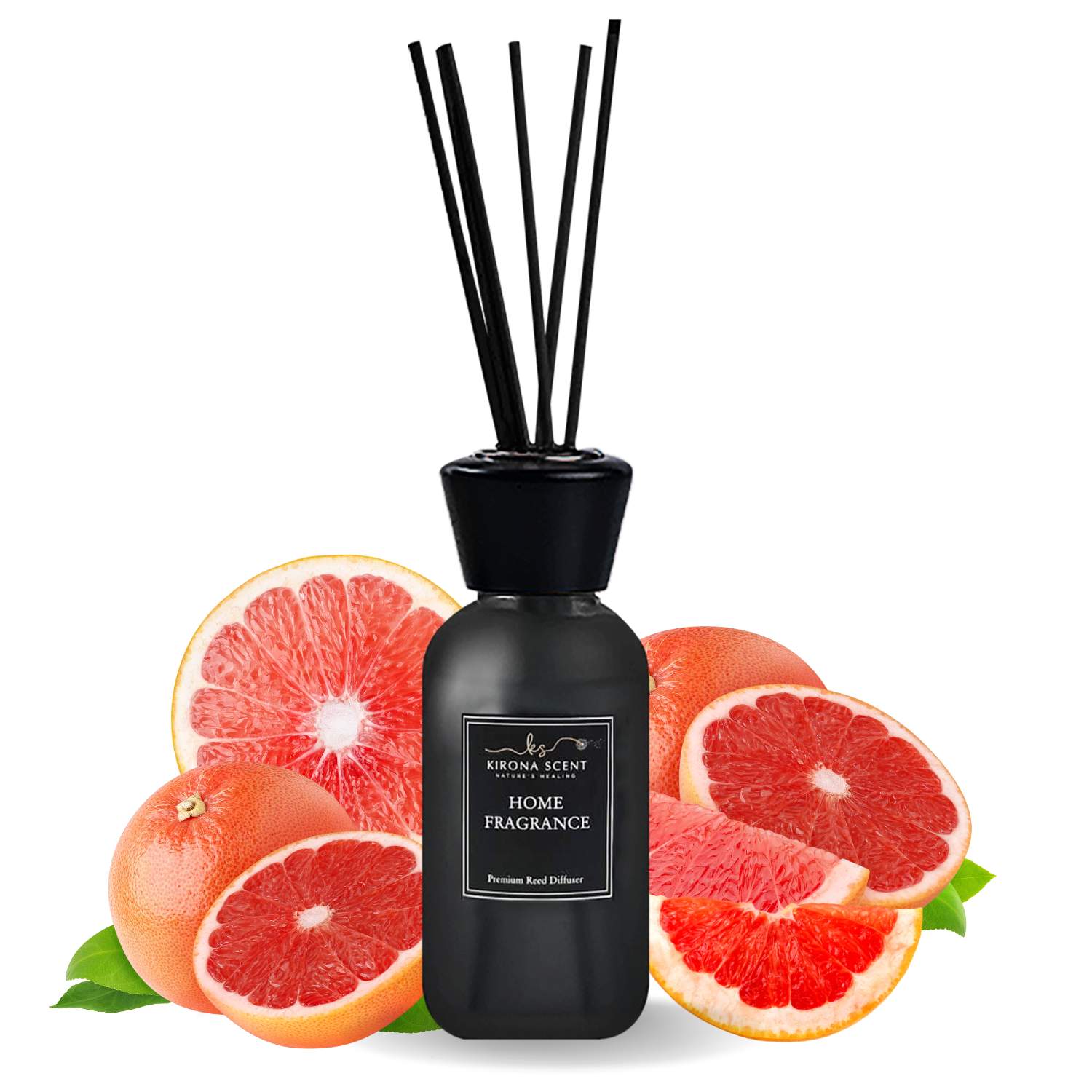 Spa Reed Diffuser (Black) - Grapefruit – Kirona Scent