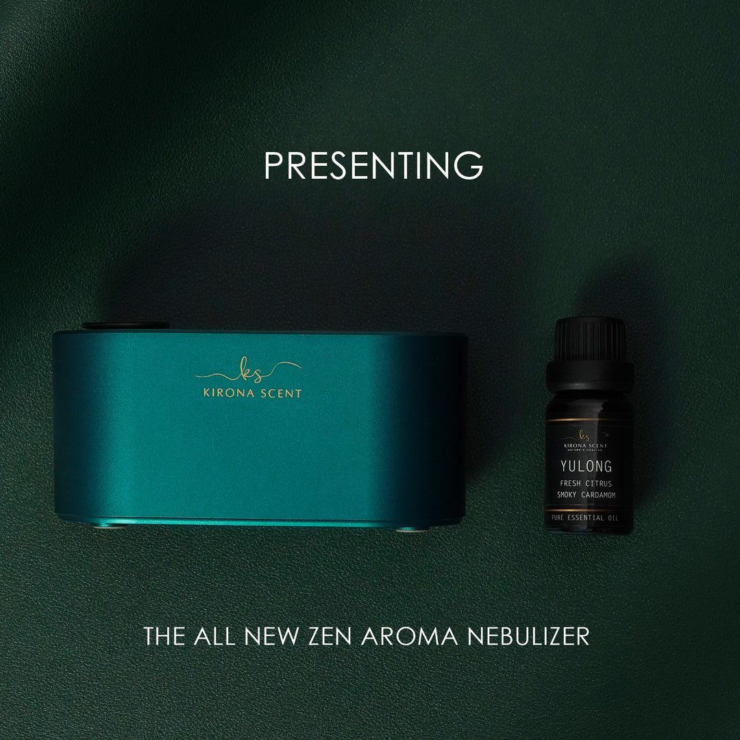 Waterless Diffuser - Zen Aroma Nebulizer (Green) – Kirona Scent