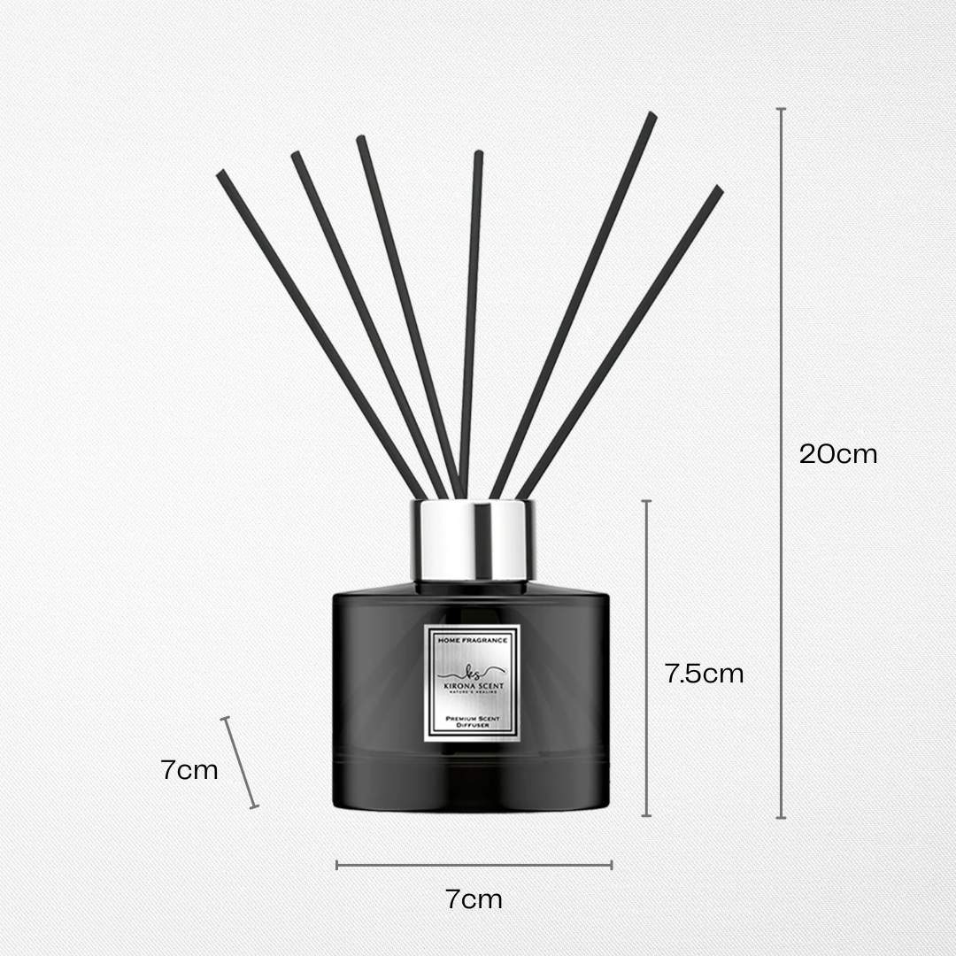 Green Tea Luxe Reed Diffuser (Black)