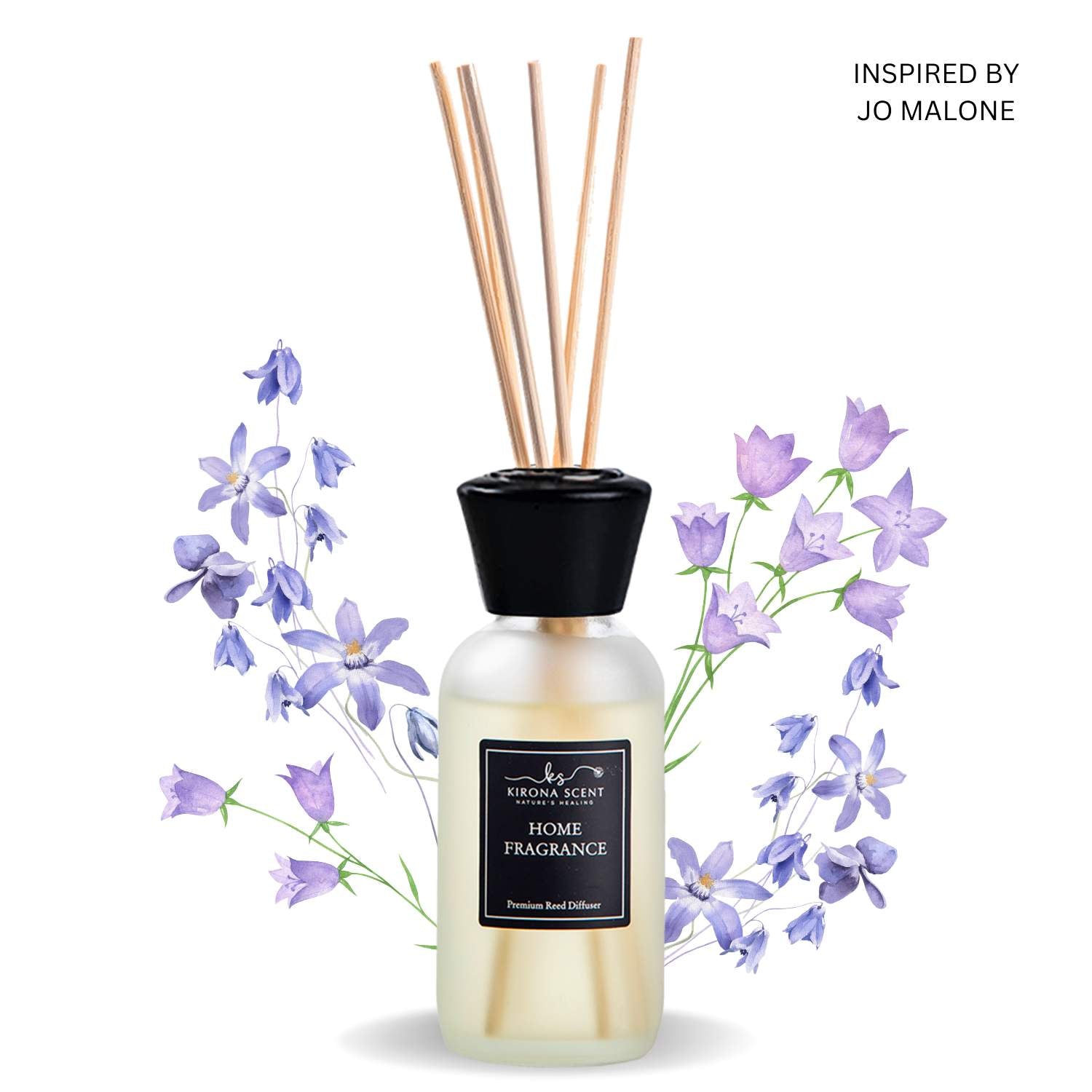 Spa Reed Diffuser (White) - Wild Bluebell