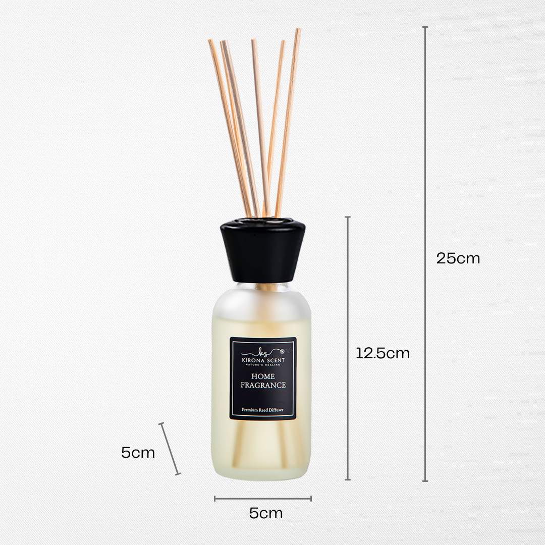 Spa Reed Diffuser (White) - Amber Passion Home Fragrance – Kirona Scent