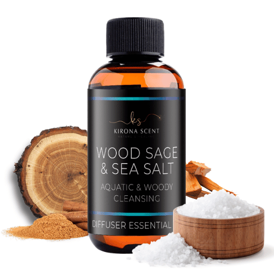 120ml Diffuser Essential Oil - Wood Sage & Sea Salt Essential Oil