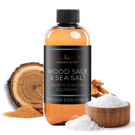 250ml Diffuser Essential Oil - Wood Sage & Sea Salt Essential Oil