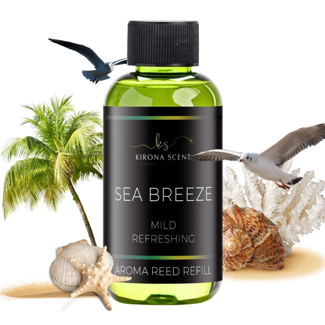 120ml Aroma Reed Refill for Reed Diffusers - Sea Breeze – Kirona Scent