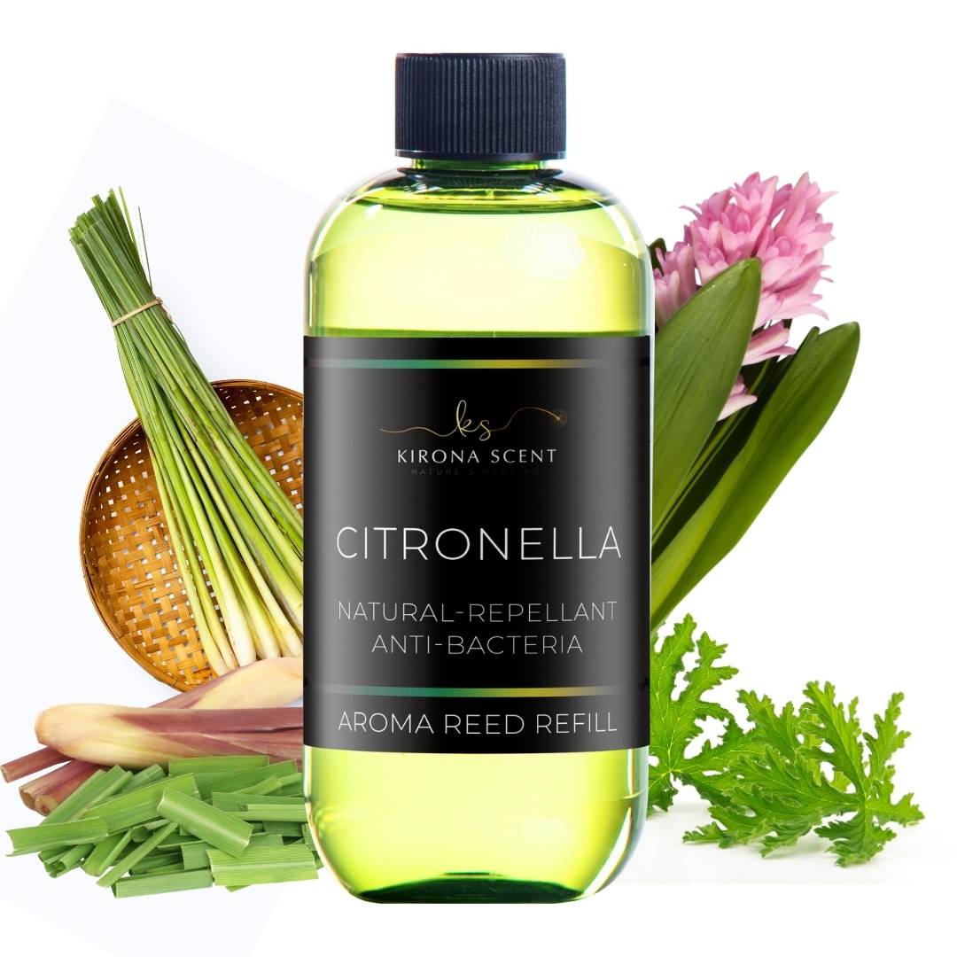 Aroma Reeds 250ml Aroma Reed Refill for Reed Diffusers - Citronella – Kirona Scent