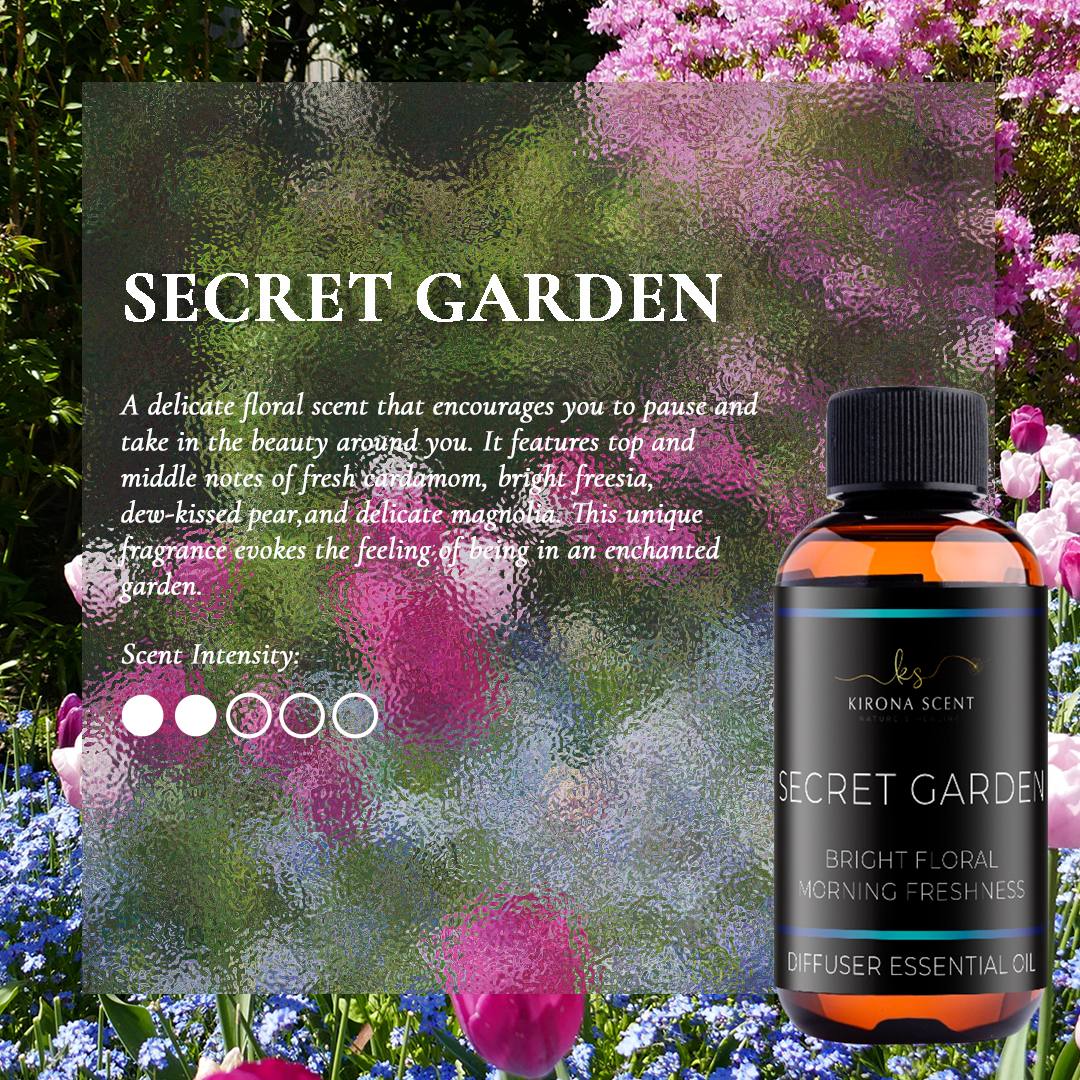 120ml Diffuser Essential Oil - Secret Garden Essential Oil