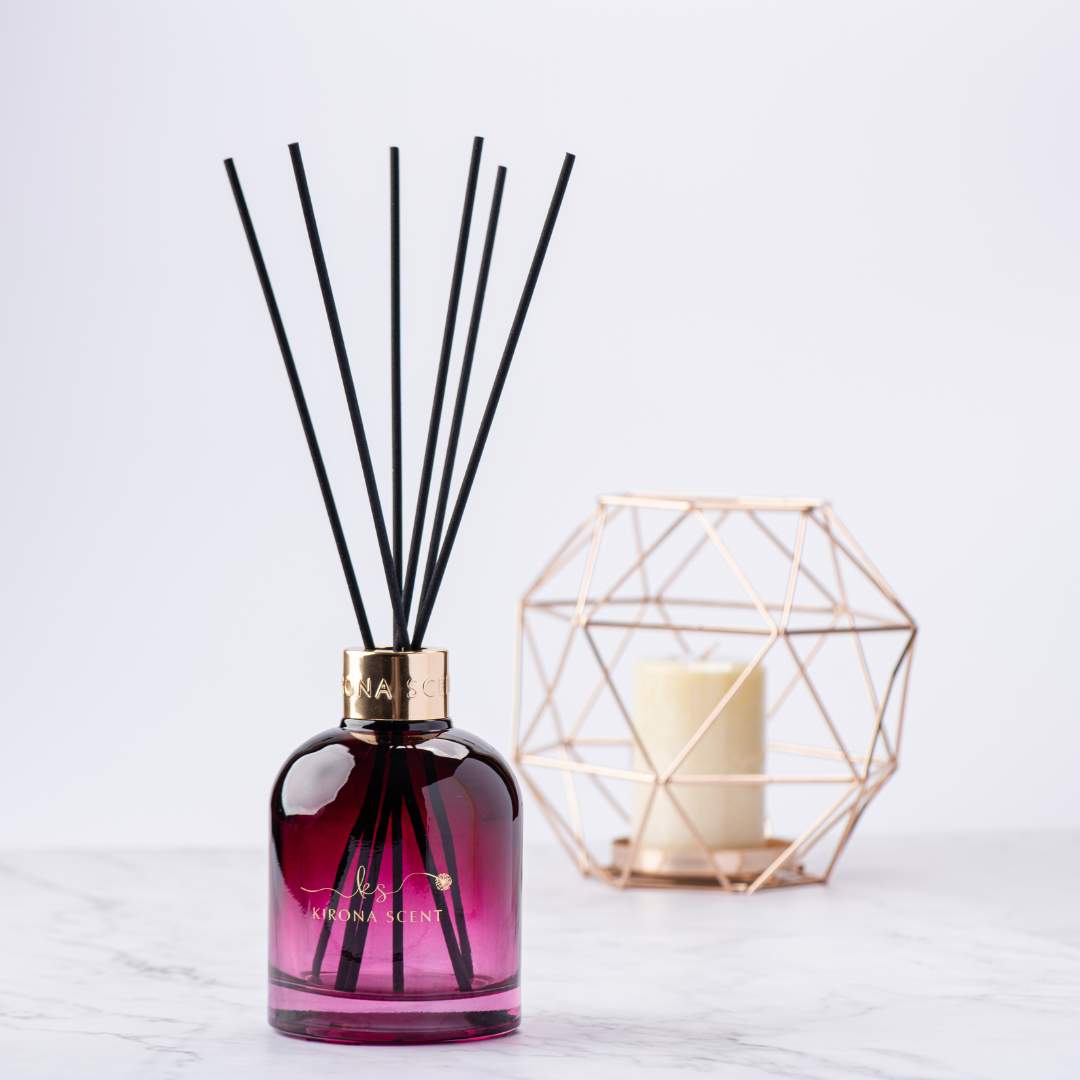 Posh Diffusers Black Orchid Posh Reed Diffuser (Luxe Fuchsia) – Kirona Scent