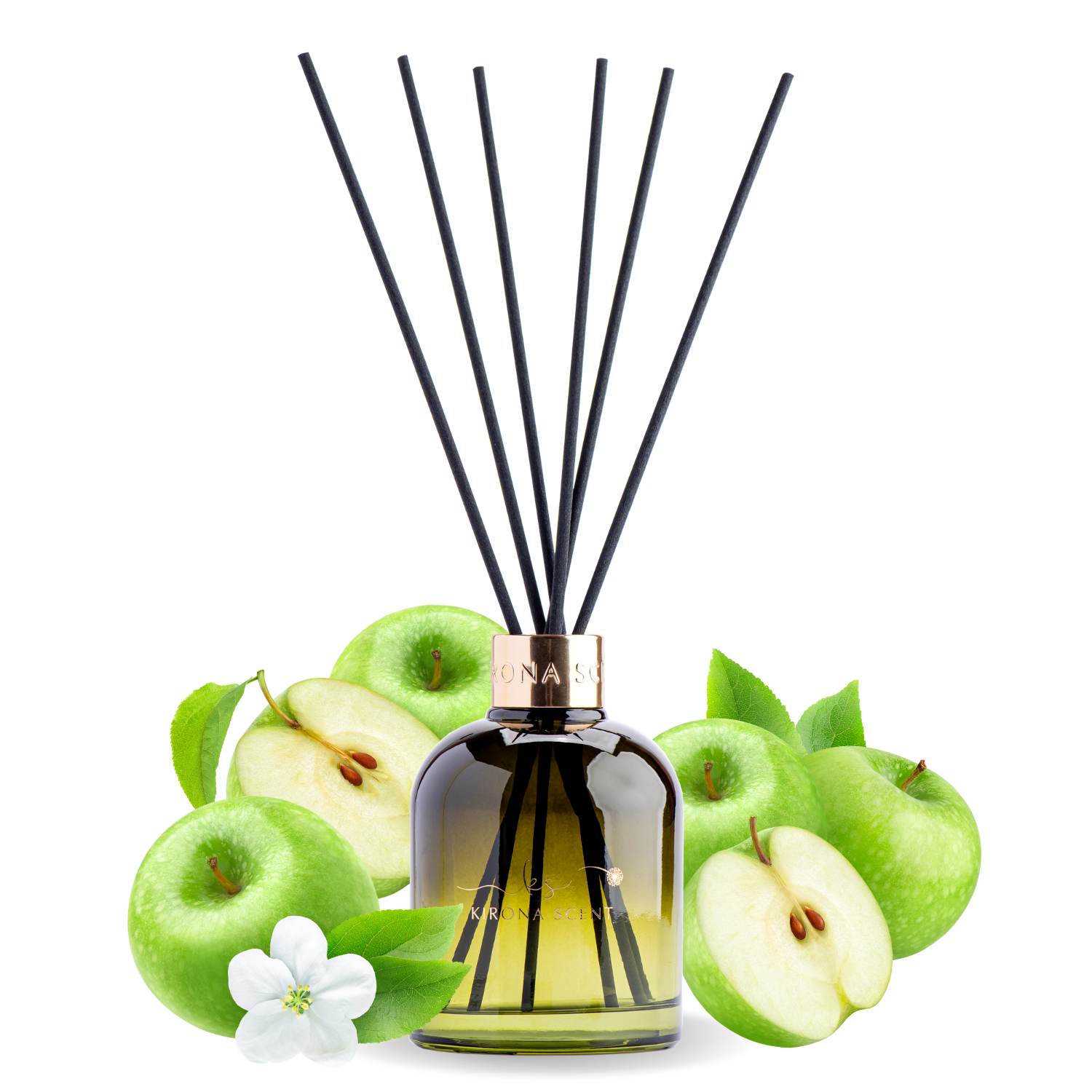 Green Apple Posh Reed Diffuser (Jade Green) – Kirona Scent