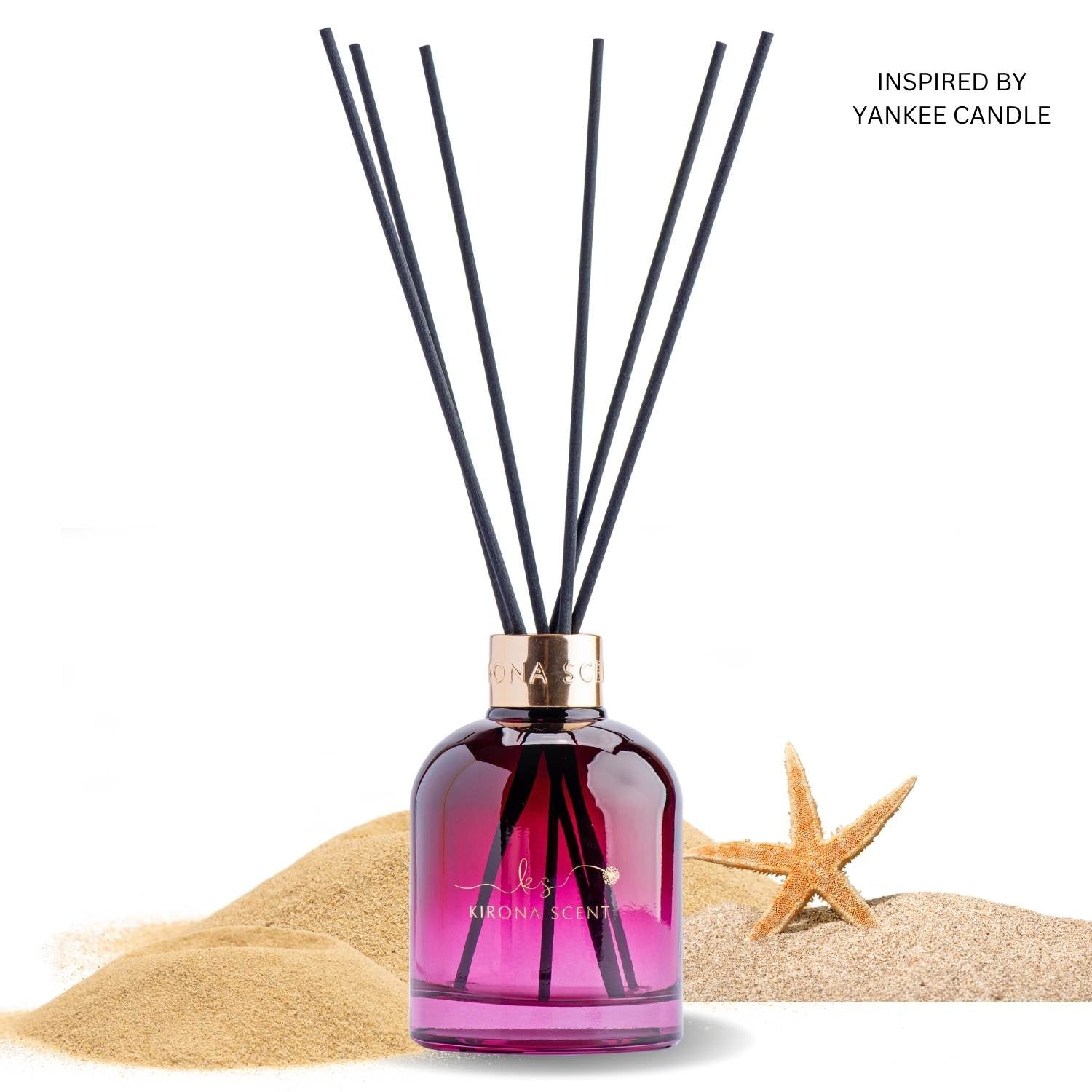 Posh Diffusers The Sands Posh Reed Diffuser (Luxe Fuchsia) – Kirona Scent