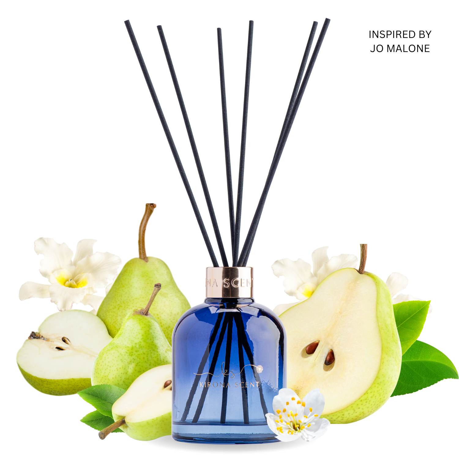 Posh Diffusers English Pear & Freesia Posh Reed Diffuser (Royal Blue) – Kirona Scent