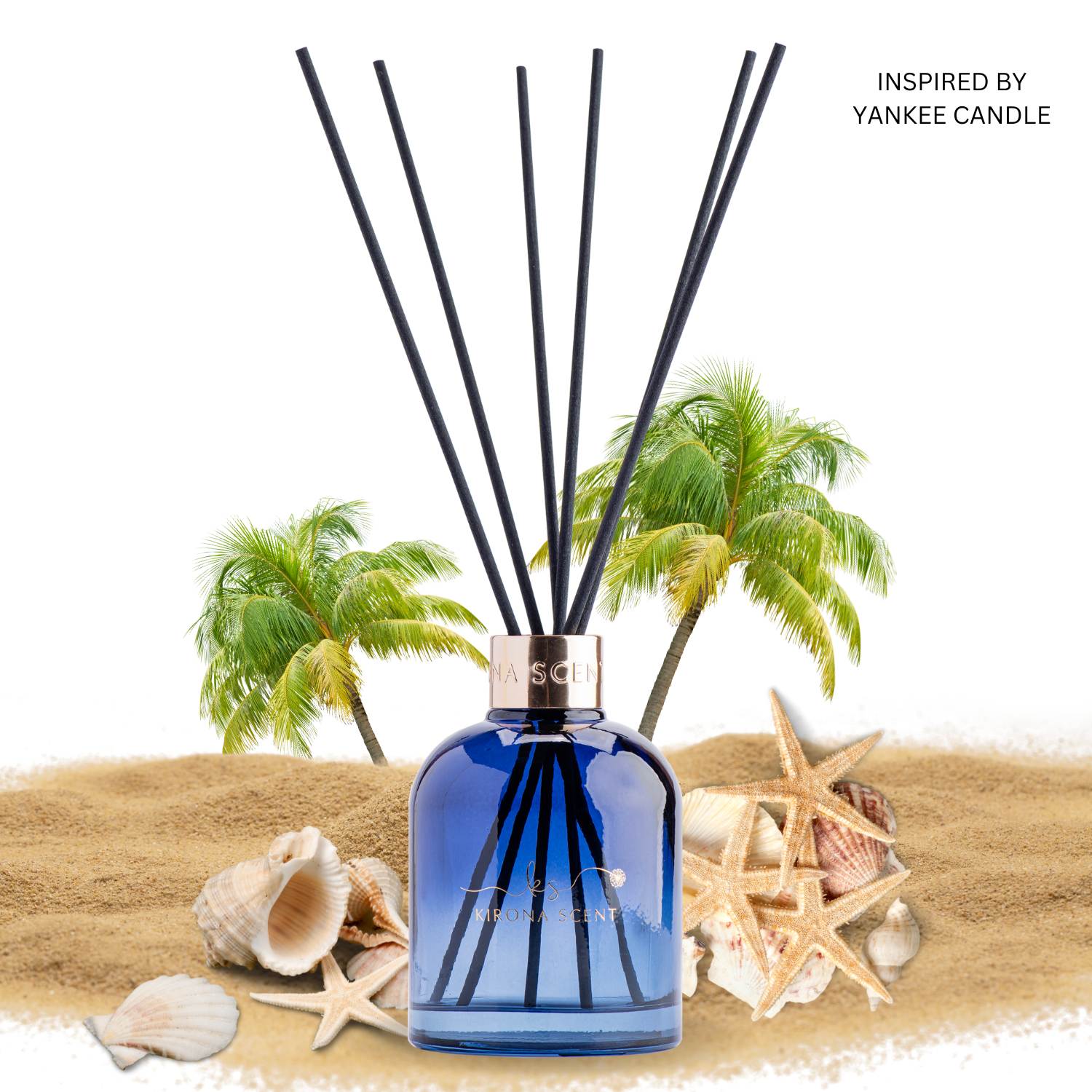 Posh Diffusers The Bahamas Posh Reed Diffuser (Royal Blue) – Kirona Scent